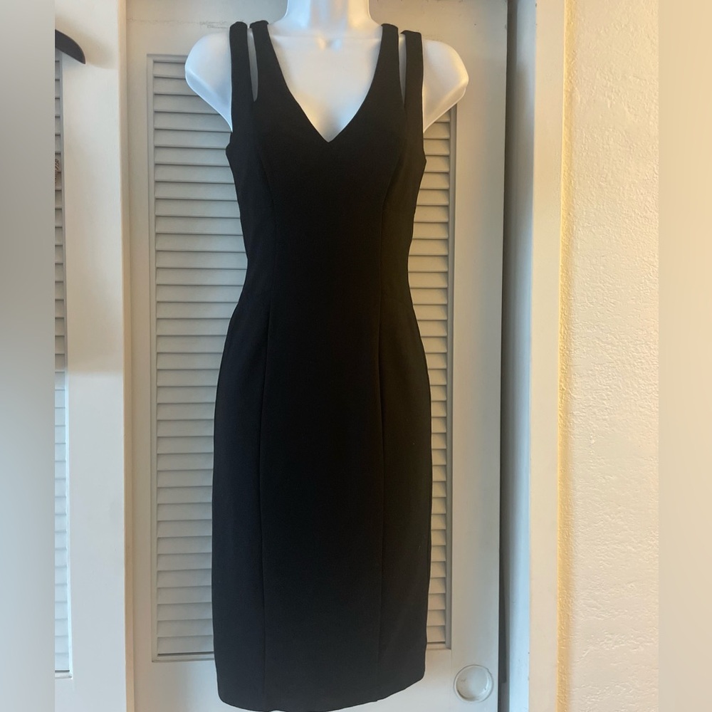 Evening cocktail dress with back zipper